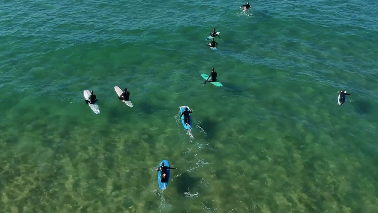 Ocean therapy, fun in the water surfing